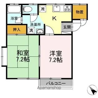 クレメンティア C【2階】の間取り
